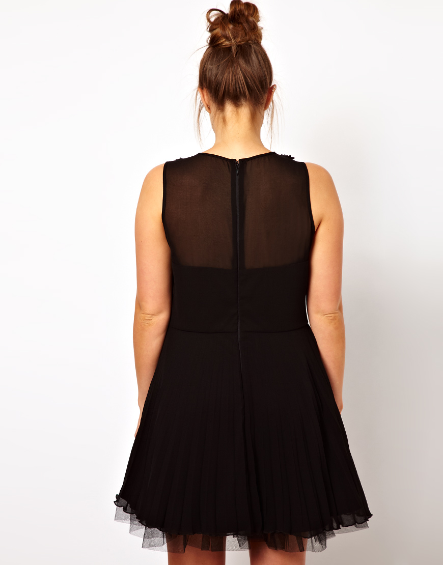 ASOS Dresses | Asos Black Cami Top Pleated Maxi Dress | Poshmark