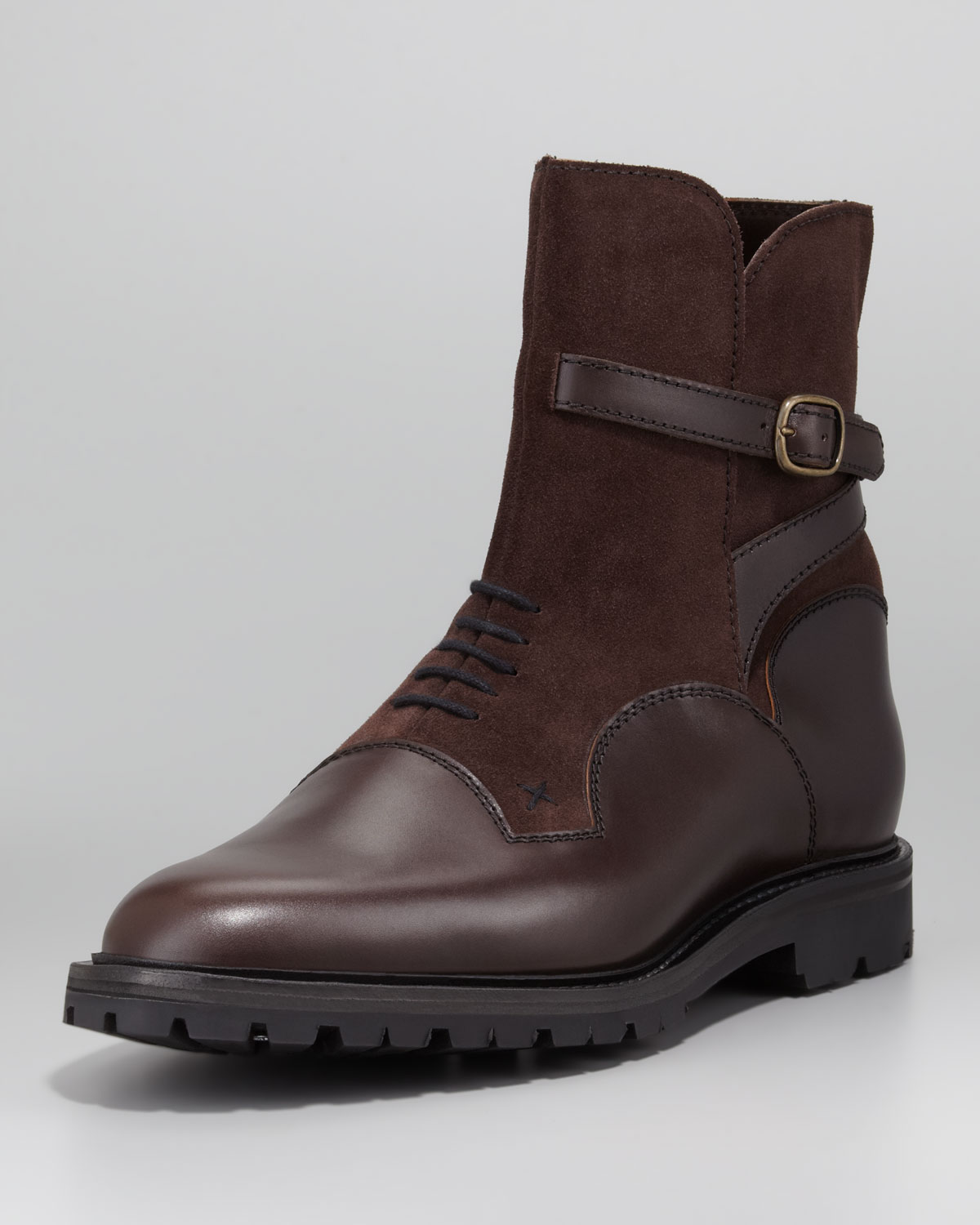 Lyst - Barker Black Rothwell Suedeleather Boot in Brown for Men
