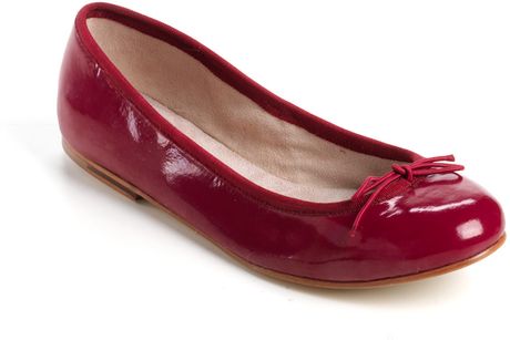 Bloch Patent Leather Ballet Flats in Red (raspberry patent) | Lyst