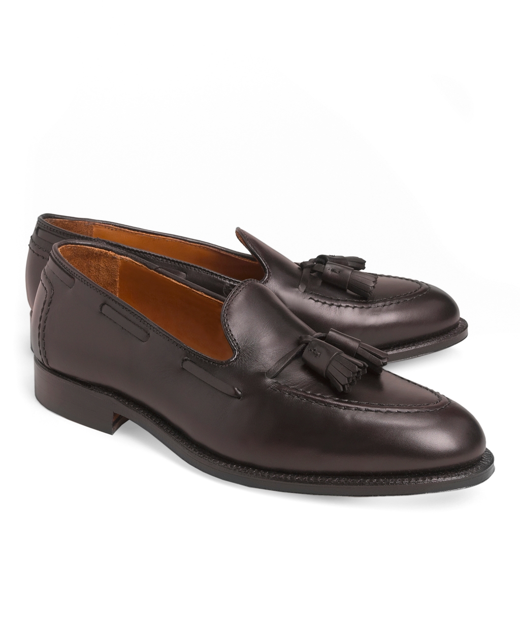 Brooks Brothers Calf Tassel Loafers in Purple for Men (burgundy) | Lyst