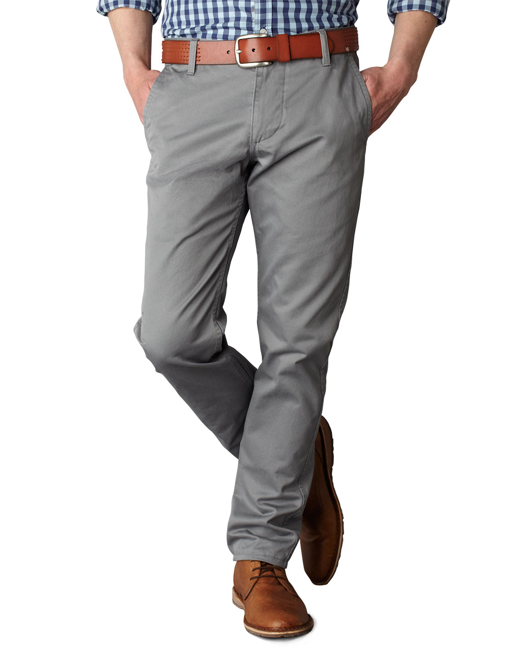 Dockers Straight-Leg Alpha Khaki Pants in Gray for Men (grey) | Lyst