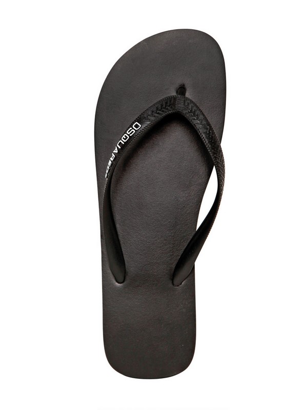 Lyst - DsquaredÂ² Dsquared Logo Rubber Flip Flops in Black for Men