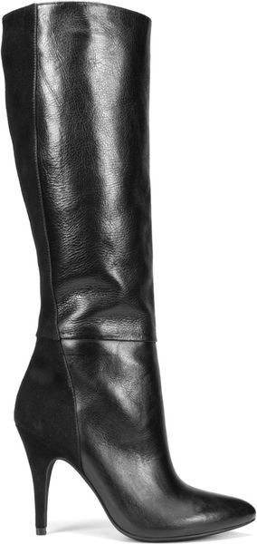 Jessica Simpson Naveens Tall Stiletto Boots in Black (black leather) | Lyst