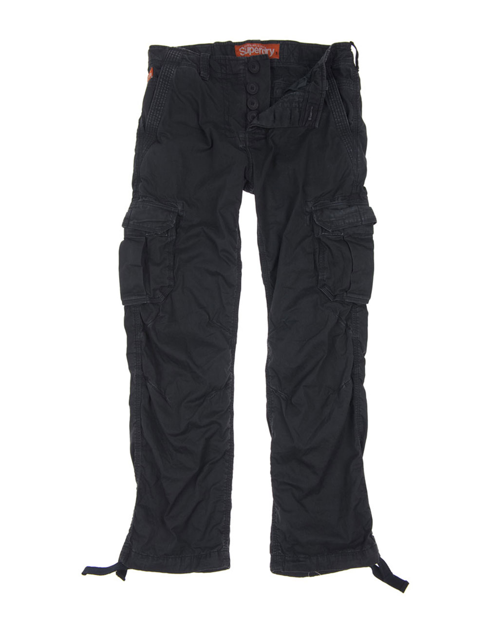 Superdry Military Cargo Pants in Black for Men | Lyst