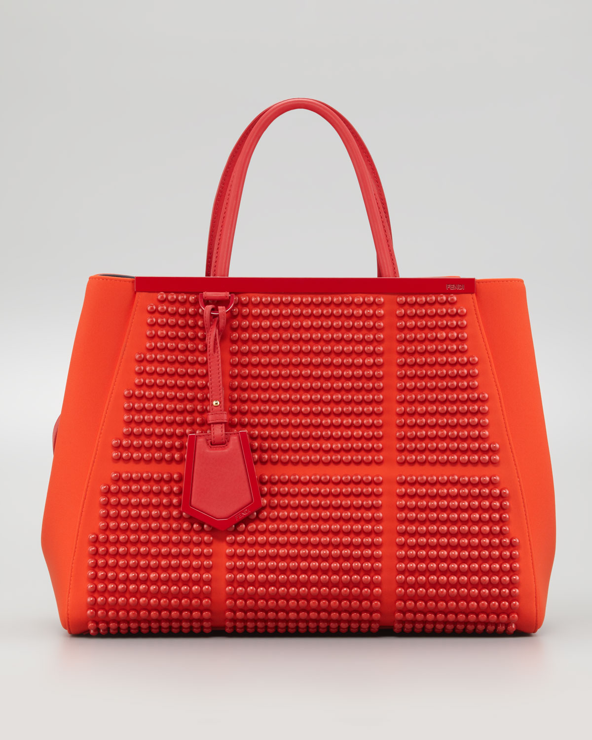 red neoprene bag