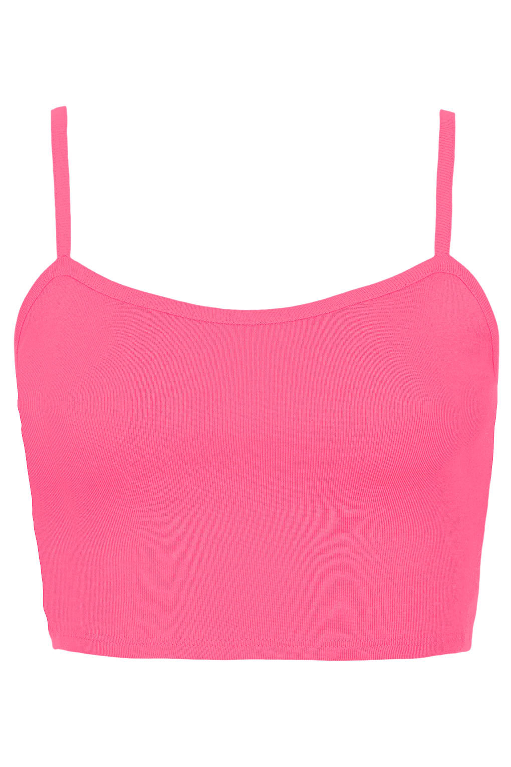 Topshop Bralet Crop Top in Pink (bubblegum pink) | Lyst