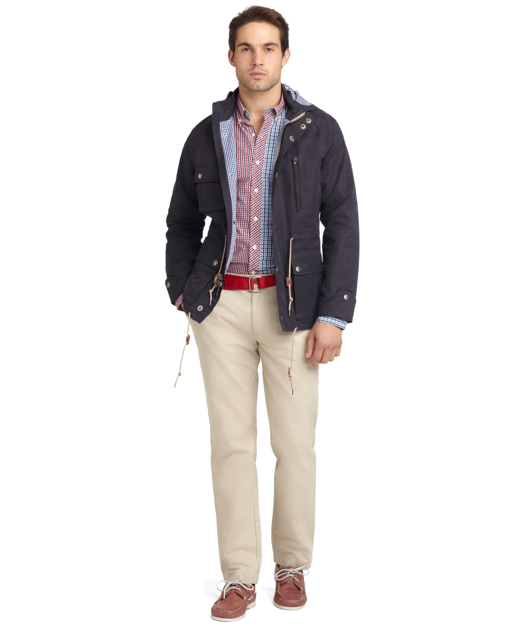 Lyst - Brooks Brothers Casual Parka in Gray for Men