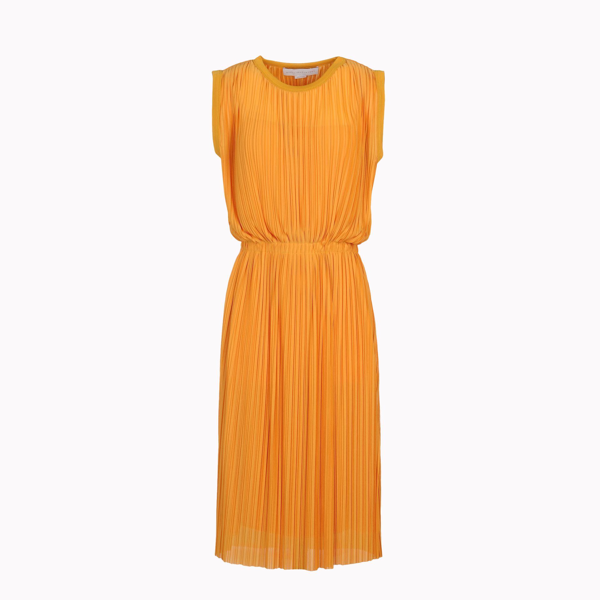 Lyst - Stella Mccartney Midi Dress in Orange