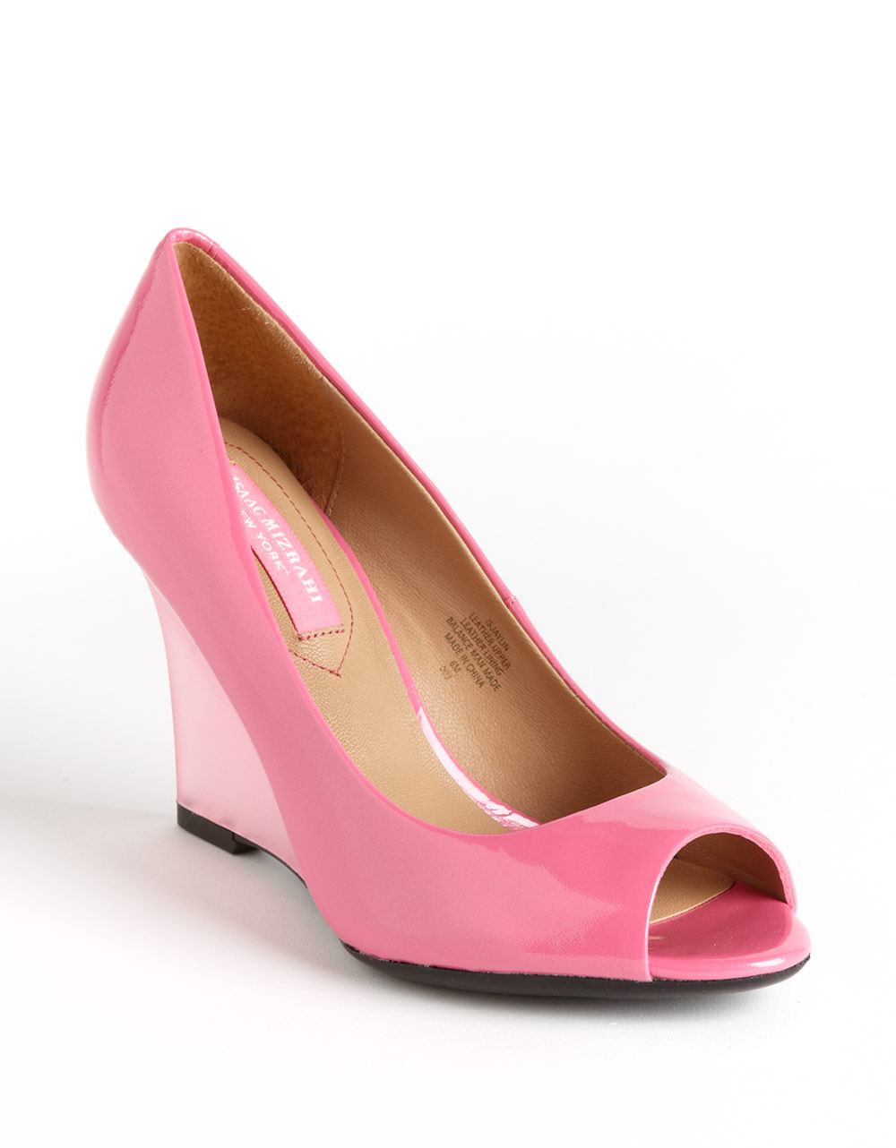 Isaac Mizrahi Jaylin Patent Leather Wedge Pumps in (lpipa) | Lyst