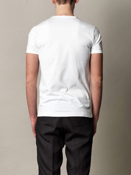 Dolce & Gabbana Monica Bellucci Print Tshirt in White for Men | Lyst
