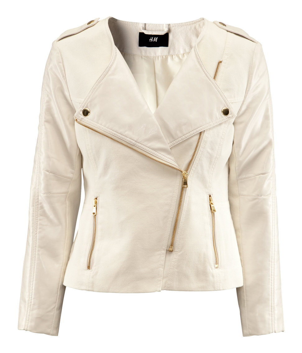 H&m Jacket in Natural | Lyst