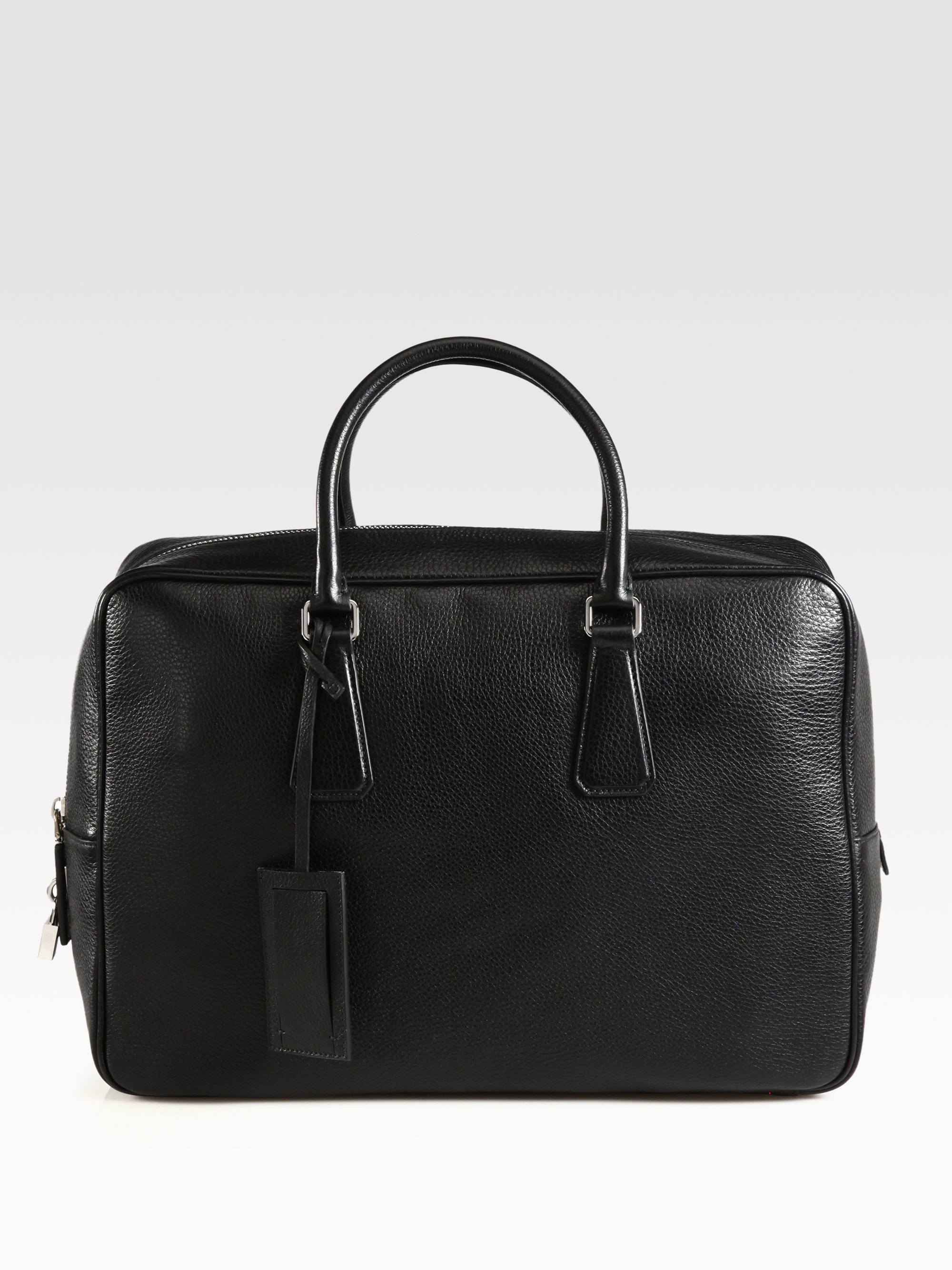Lyst - Prada Borsa Viaggio Briefcase in Black for Men
