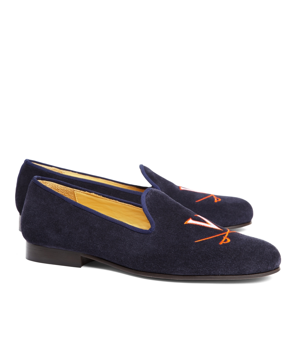 Lyst - Brooks Brothers Jp Crickets University Of Virginia Shoes in Blue ...