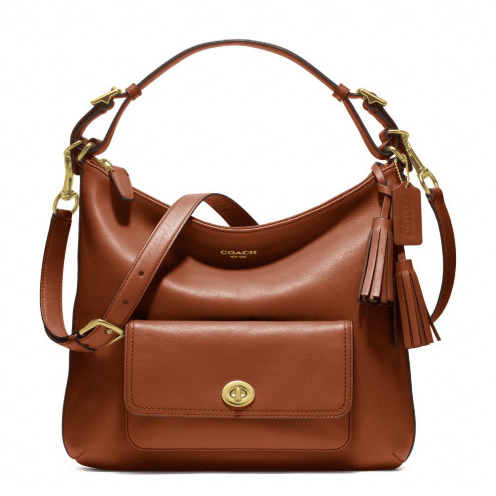 Lyst - COACH Legacy Leather Courtenay Hobo in Brown