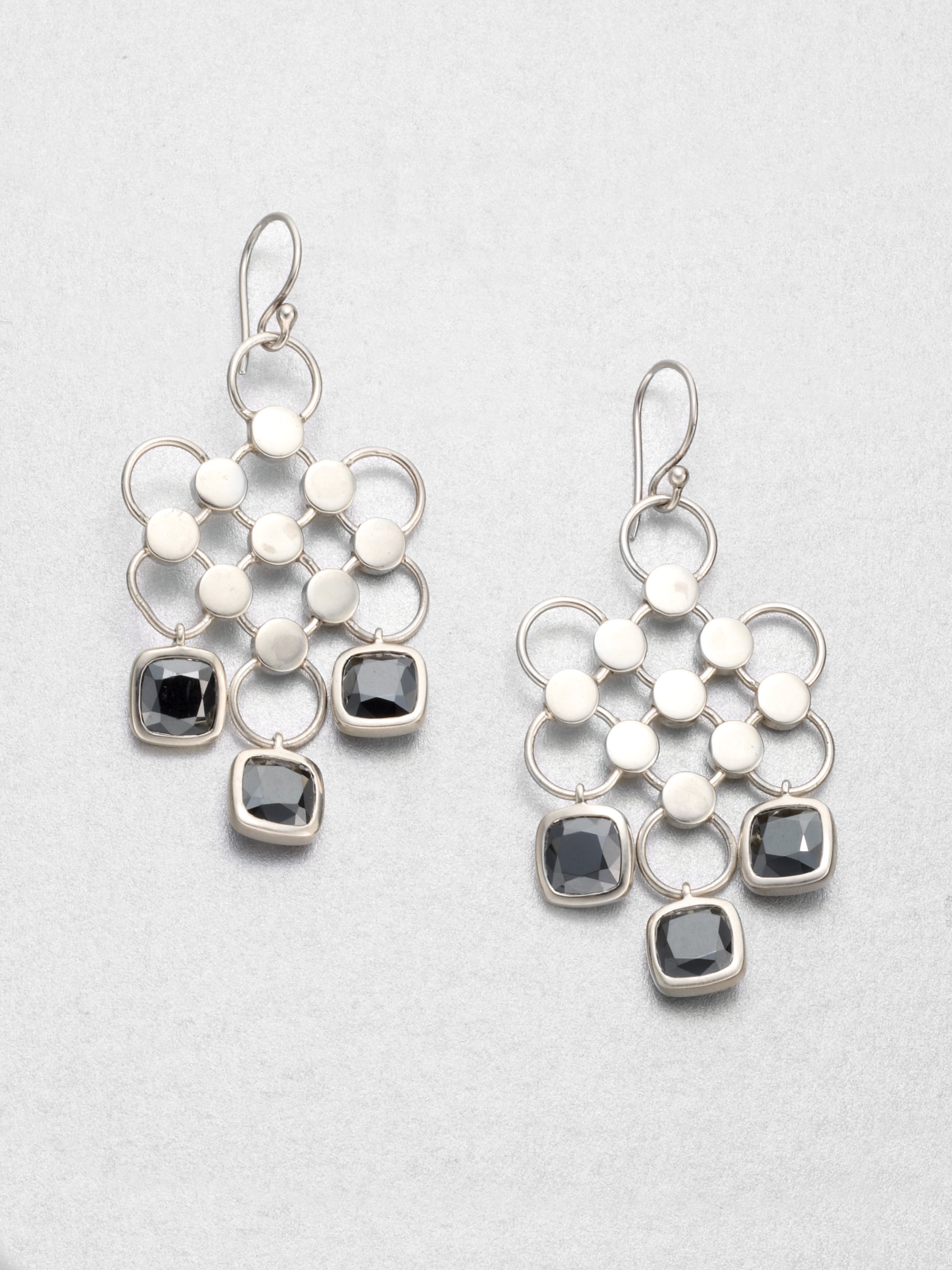 Lyst John Hardy Dot Hemae Sterling Silver Diagonal Square Gallery
