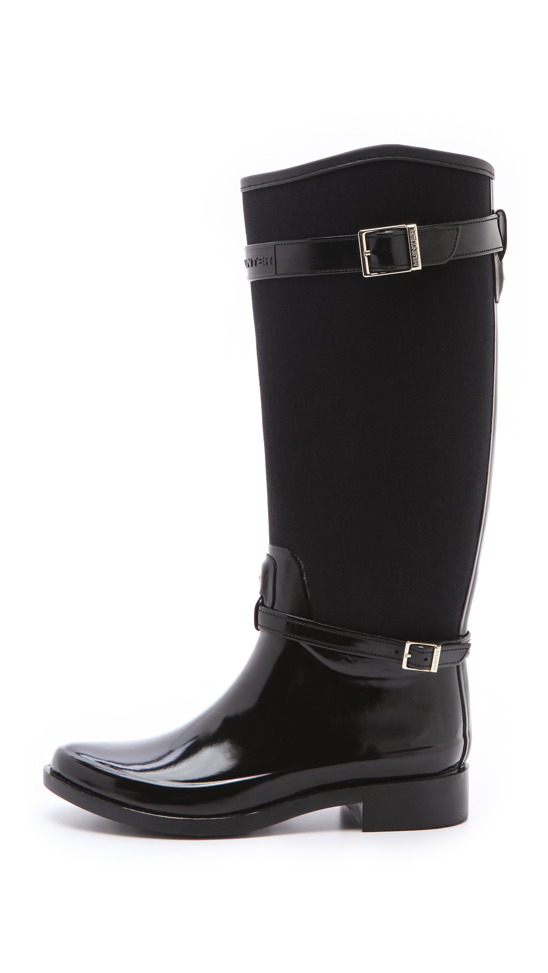 Lyst - Hunter Hunter Chancery Rain Boots in Black