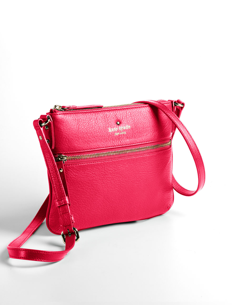 Kate Spade Tenley Leather Crossbody Bag in Pink (deeppink) | Lyst