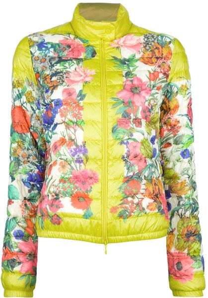Moncler Alisia Jacket in Floral (yellow) | Lyst