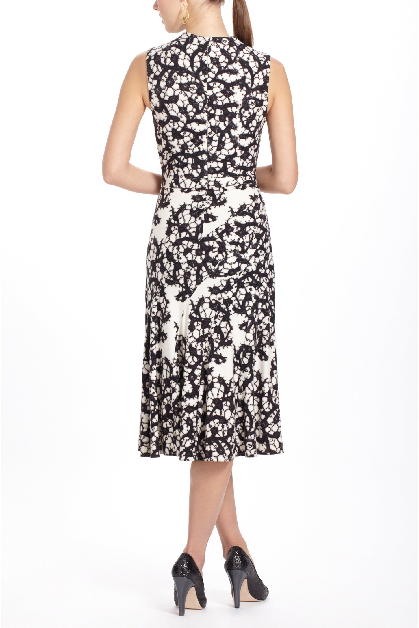 Lyst - Anthropologie Inkweb Dress in Black