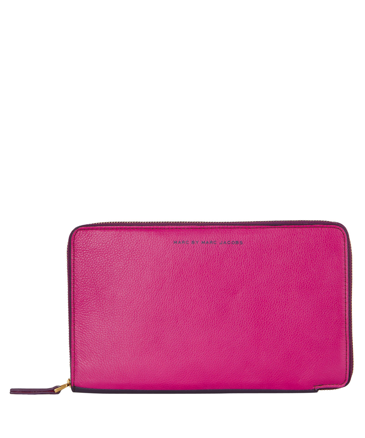 Marc By Marc Jacobs Pink Sophisticato Leather Travel Wallet in Purple ...