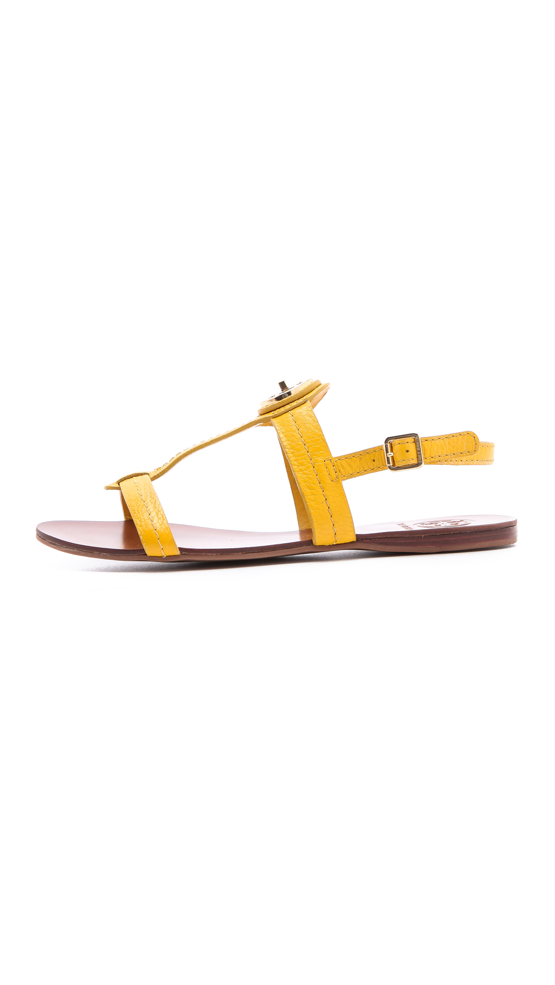 yellow tory burch jelly sandals