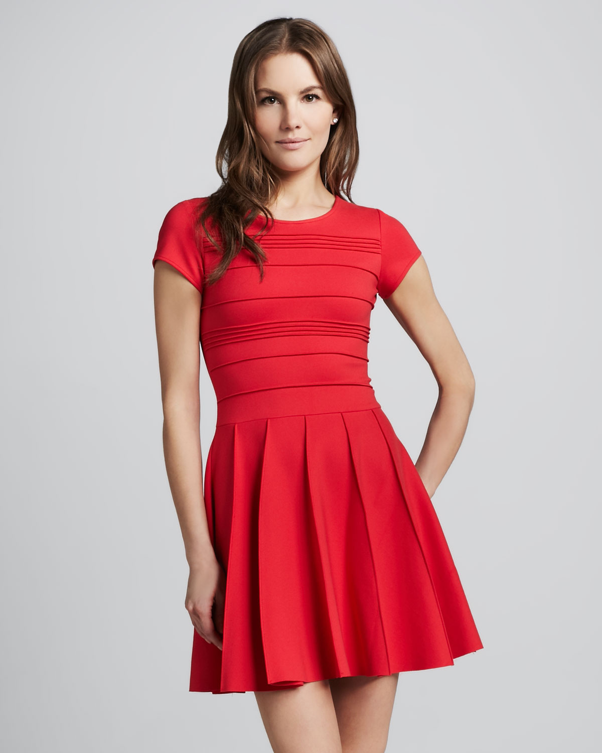 Red A-Line Dress