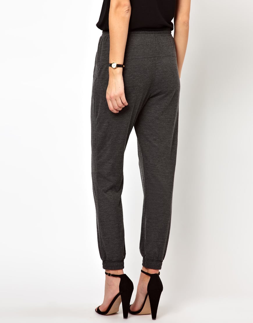 Lyst - Whistles Kate Lounge Trouser in Gray