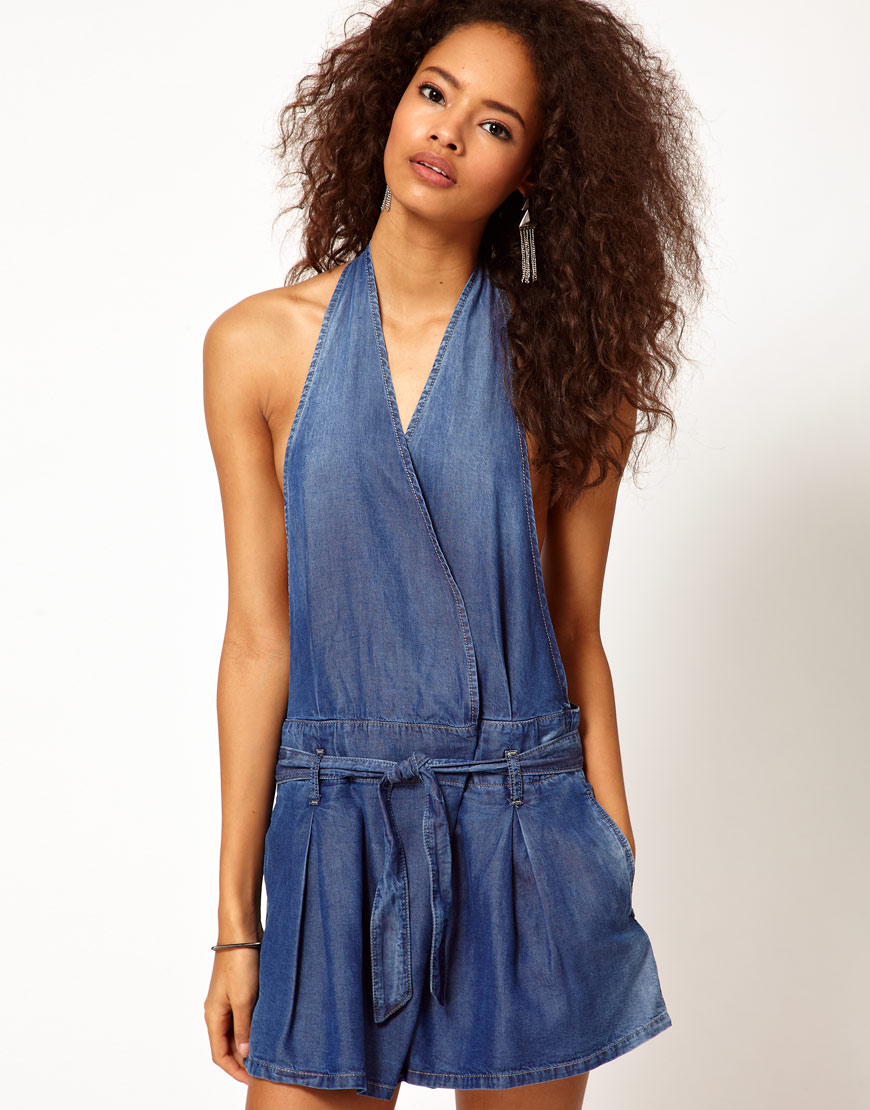 playsuit denim