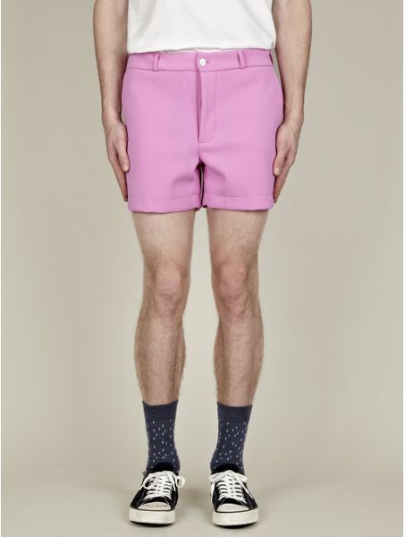J.w. Anderson Mens Pink Tailored Shorts in Pink for Men | Lyst