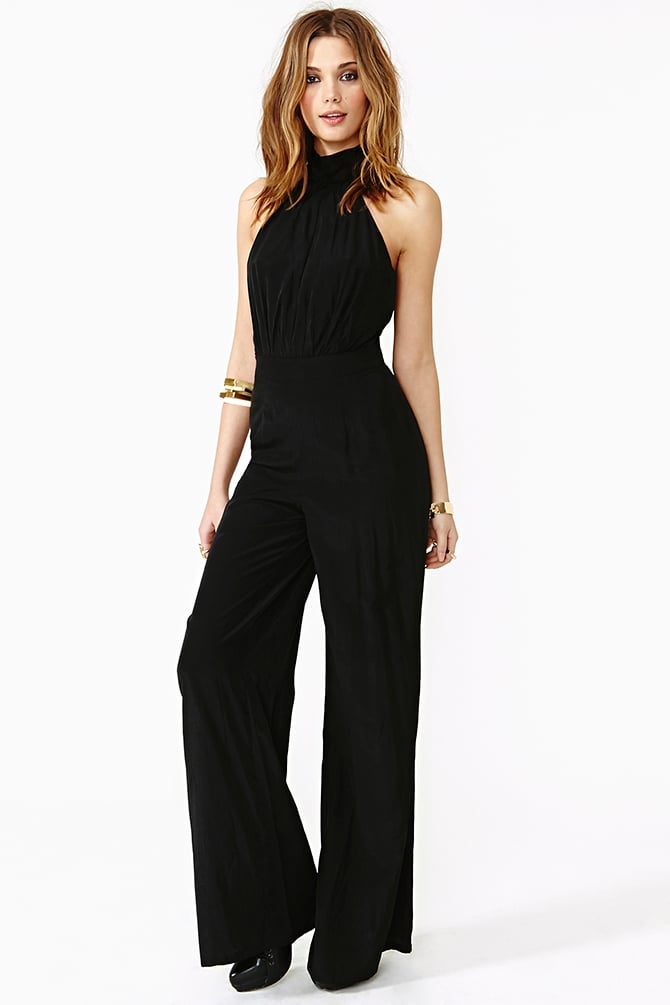 Nasty Gal Bianca Halter Jumpsuit In Black Lyst