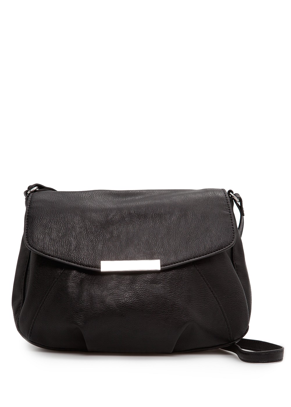 mango black solid shoulder bag