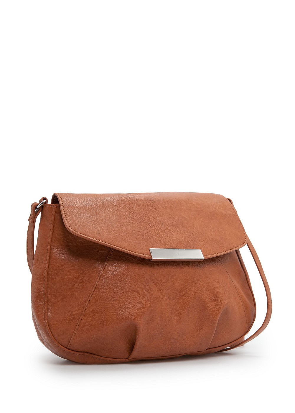 Lyst Mango Metal Plate Shoulder Bag in Brown