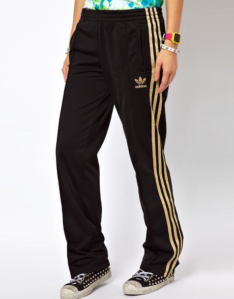 Adidas Track Pants in Black (blackgold) | Lyst