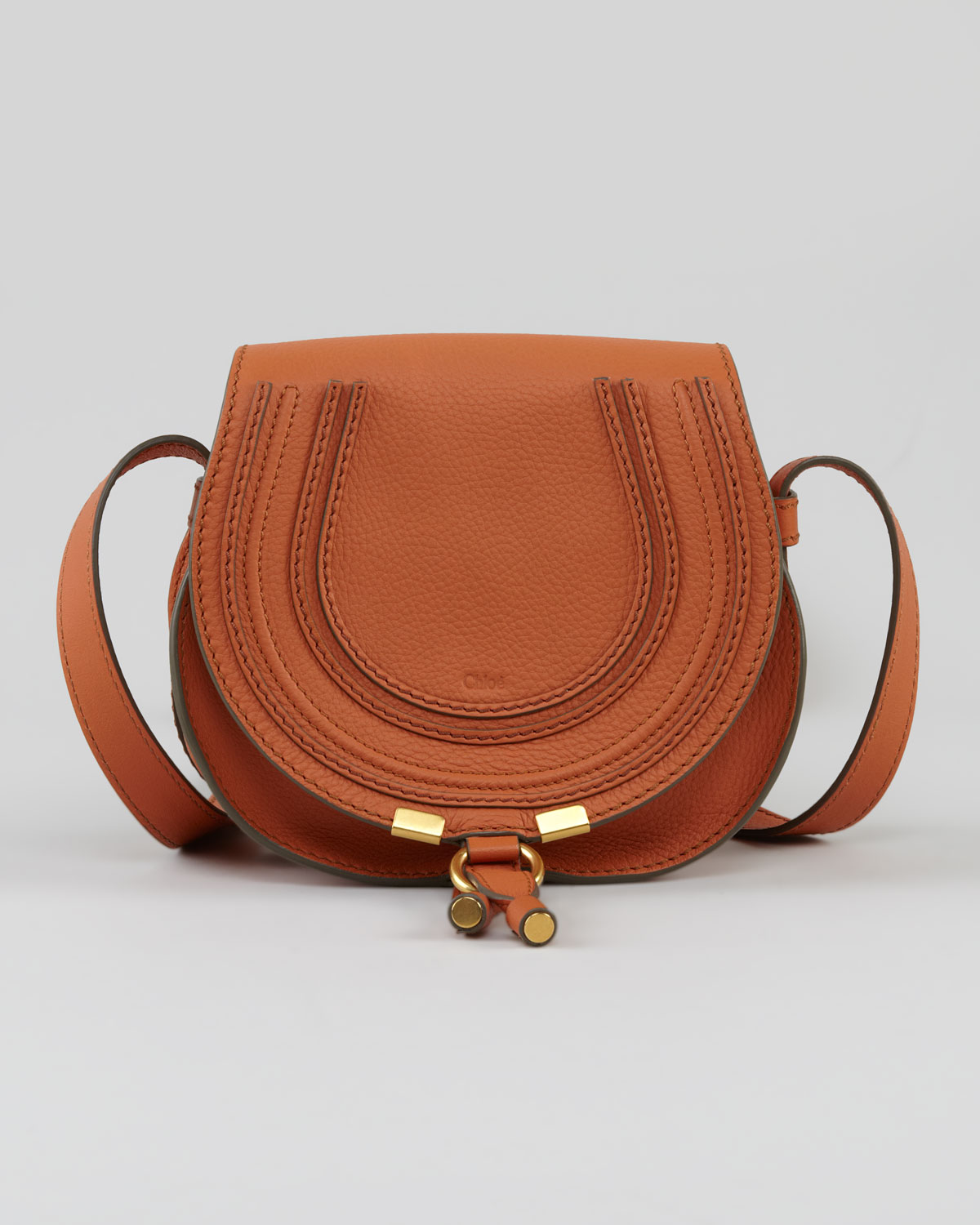 Chlo Marcie Crossbody Bag in Brown (suntan) | Lyst  