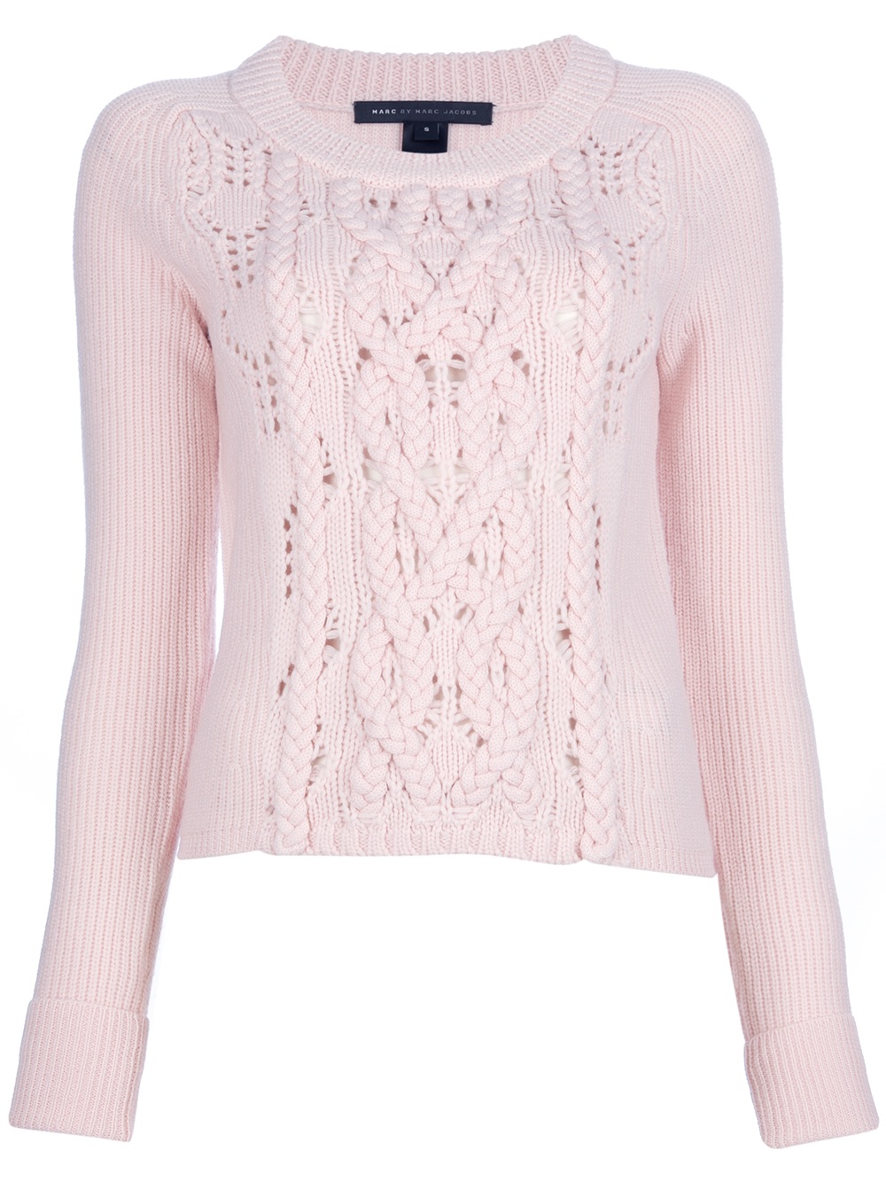 Marc By Marc Jacobs Knit Sweater in Pink | Lyst