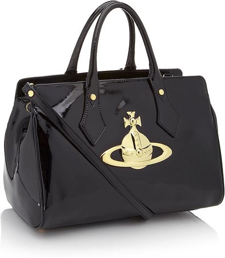 Vivienne Westwood Classic Orb Handbag in Black | Lyst