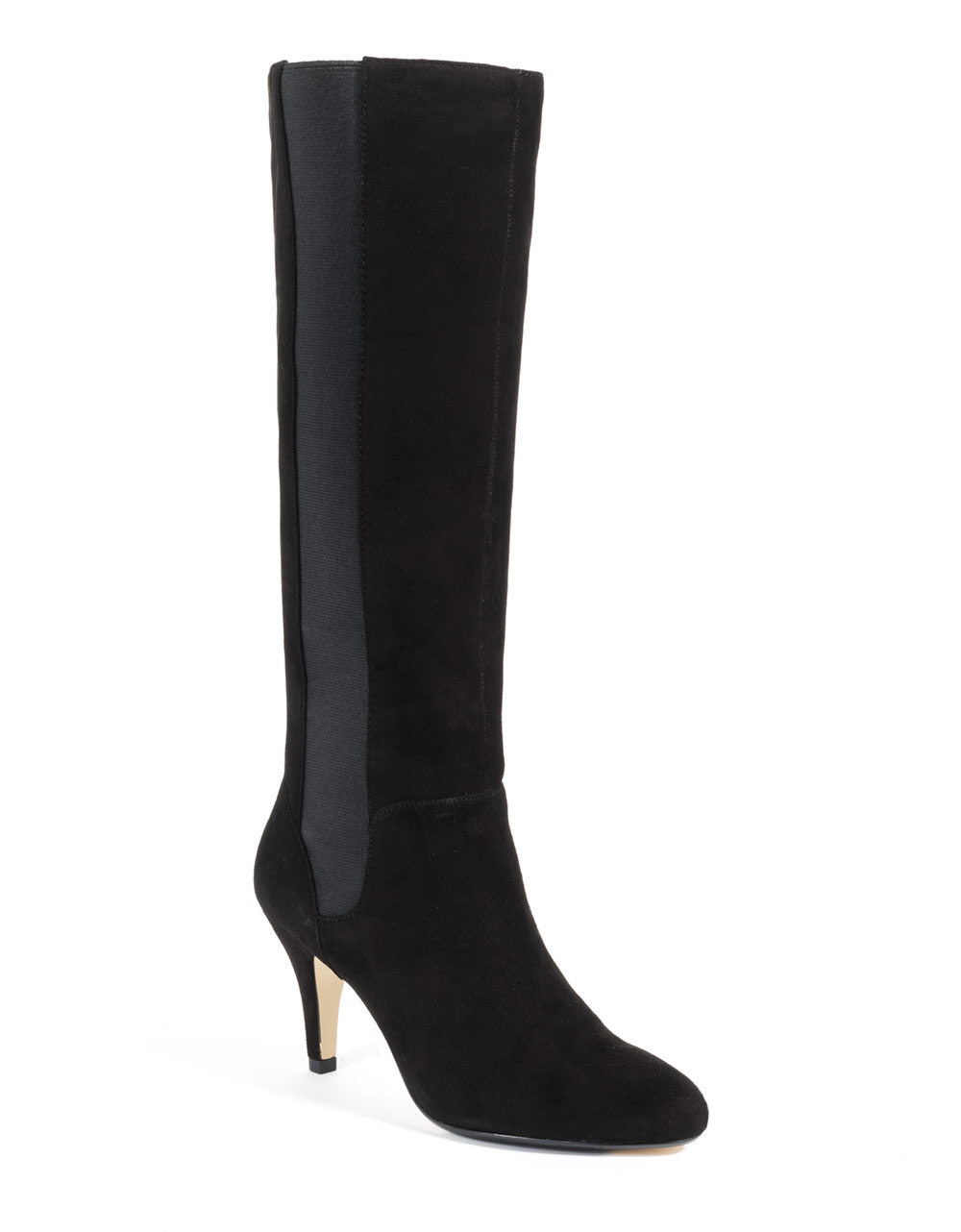 Adrienne Vittadini Theresa Suede Boots in Black (black suede) | Lyst