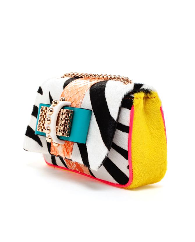 Christian louboutin Sweet Charity Ponyskin and Python Shoulder Bag ...  