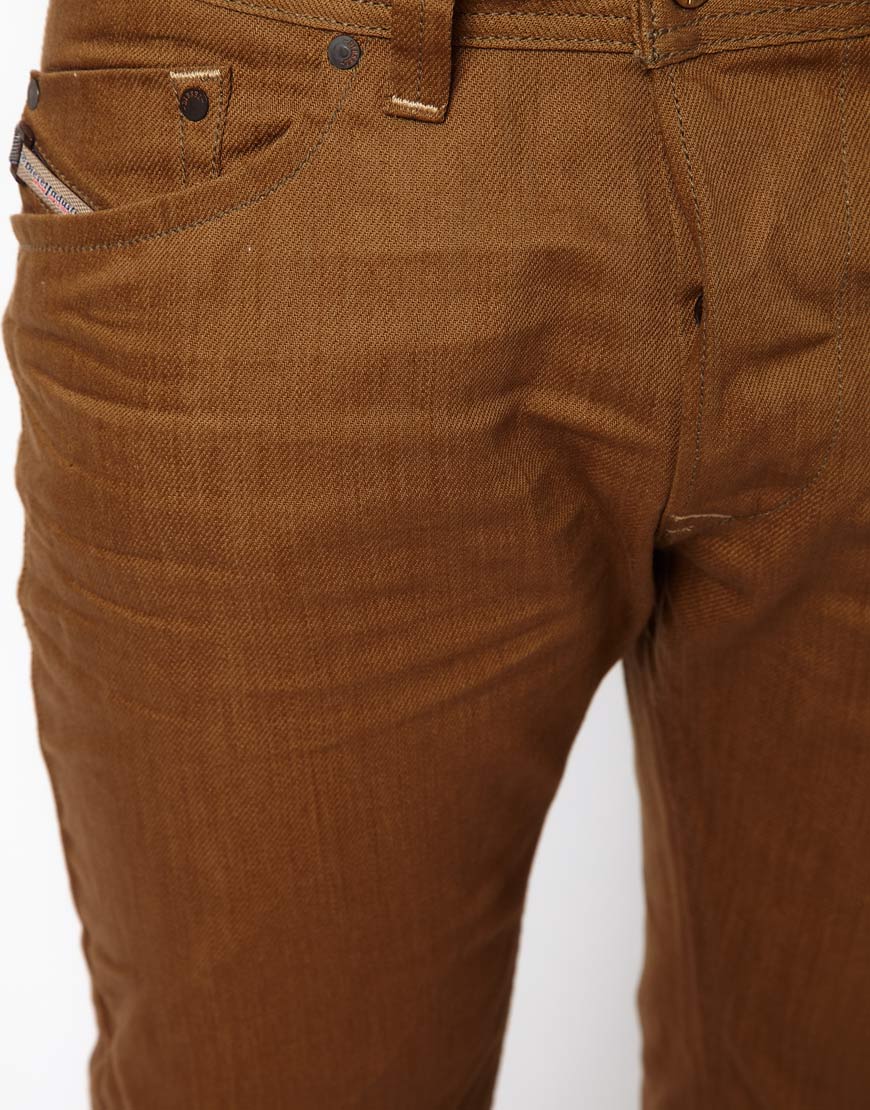 Lyst - Diesel Jeans Darron Slim Fit 79r Colour Exposure in Brown for Men