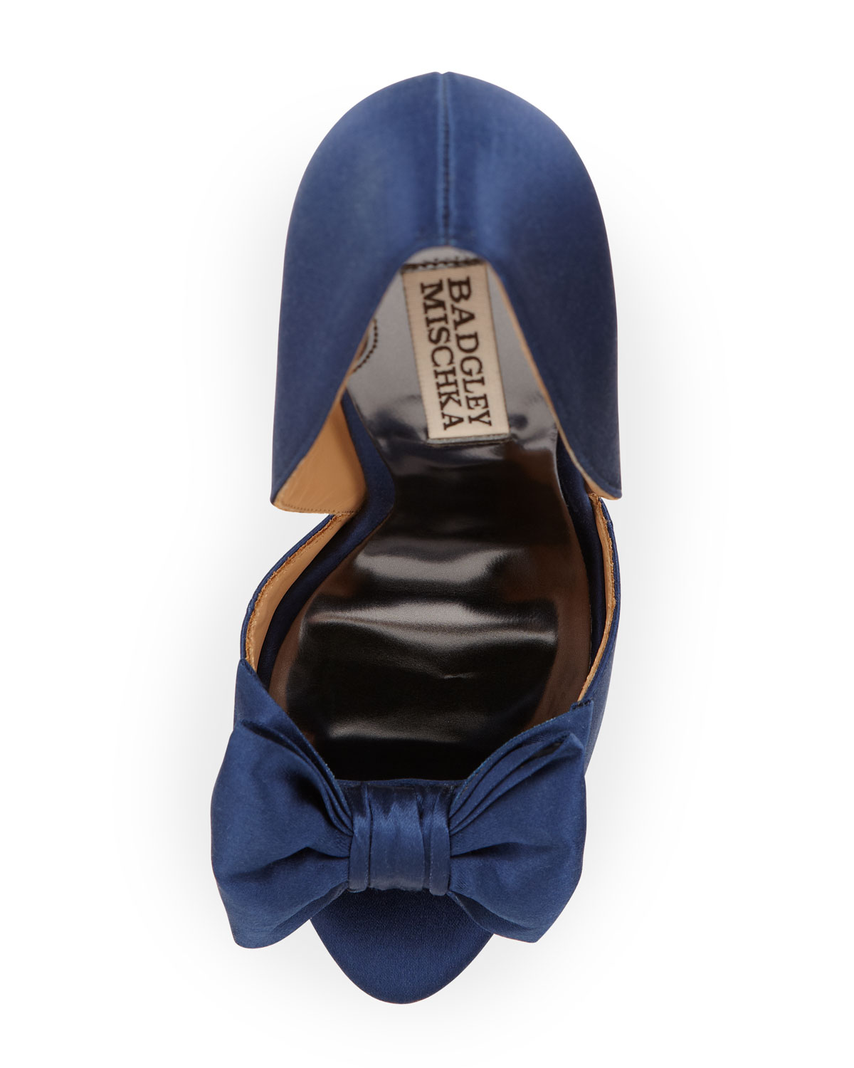 badgley mischka frances bow pump