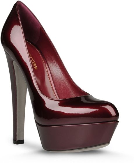 Sergio Rossi Miladys in Brown (garnet) | Lyst