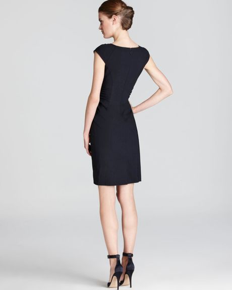 Navy blue sheath dress with cap sleeves shirts - Great Neck Navy Blue ...