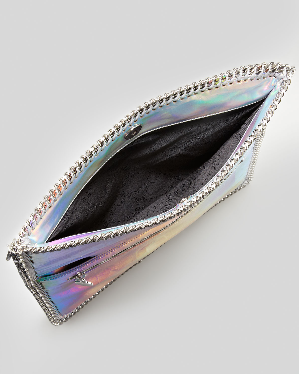 iridescent clutch