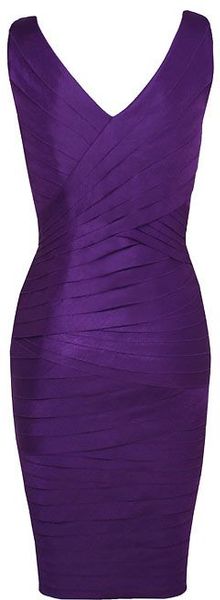 Alexon Shimmer Shutter Dress in Purple (dark purple) | Lyst