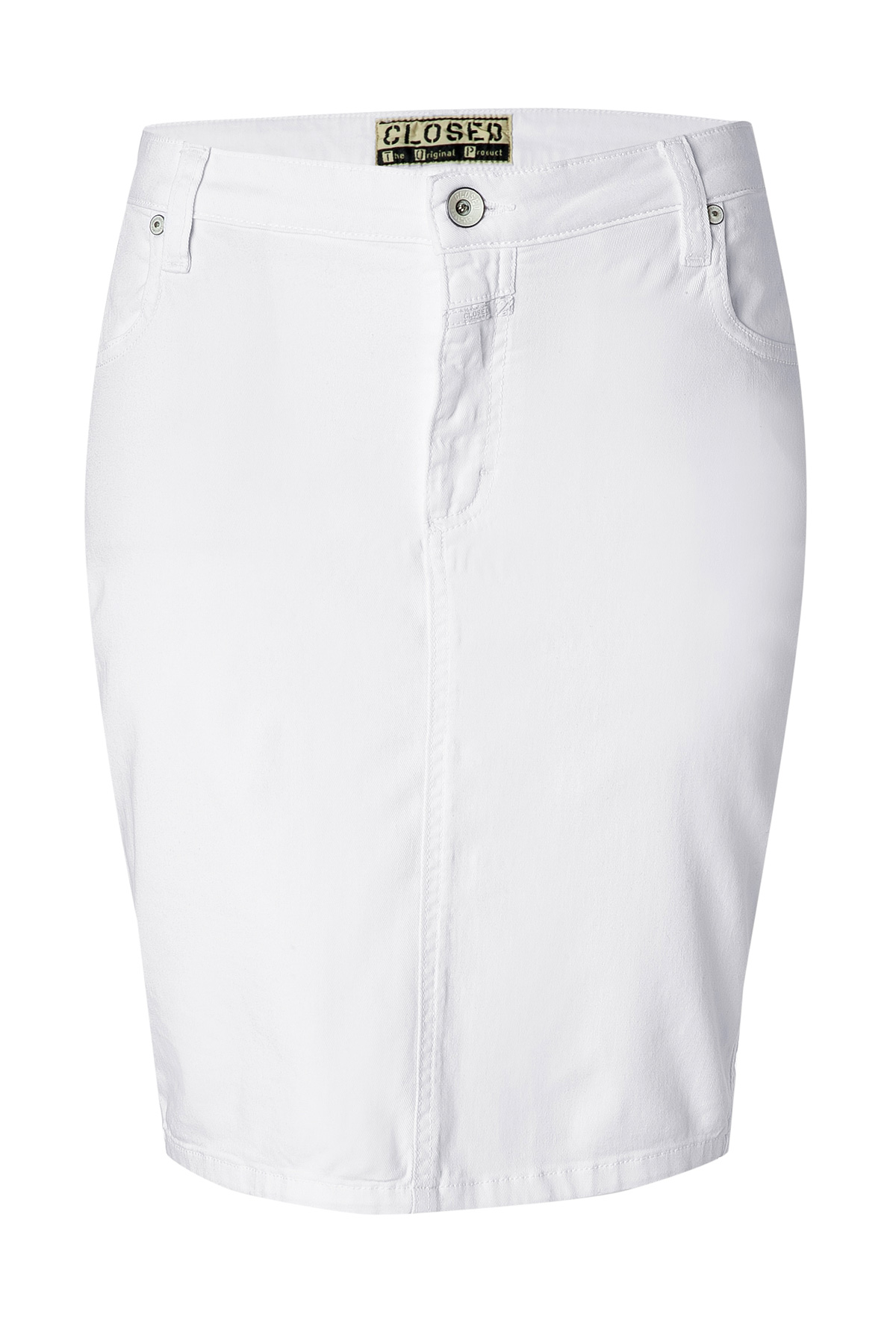 Lyst - Closed Cotton Austin Skirt in White