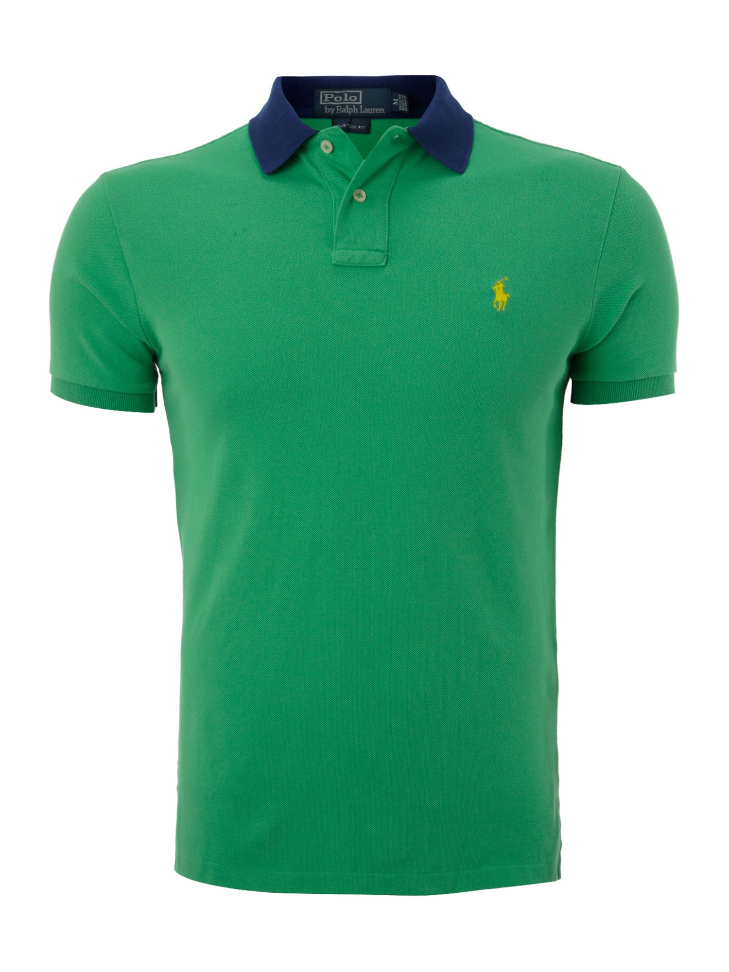 Lyst - Polo Ralph Lauren Contrast Collar Polo Shirt in Green for Men