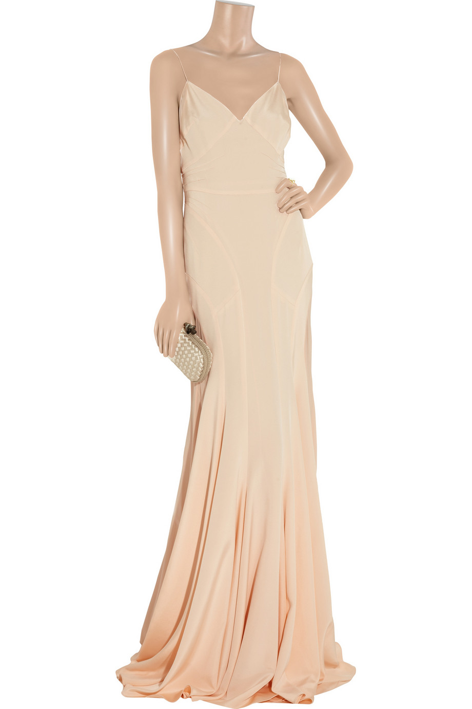 zac posen pink gown