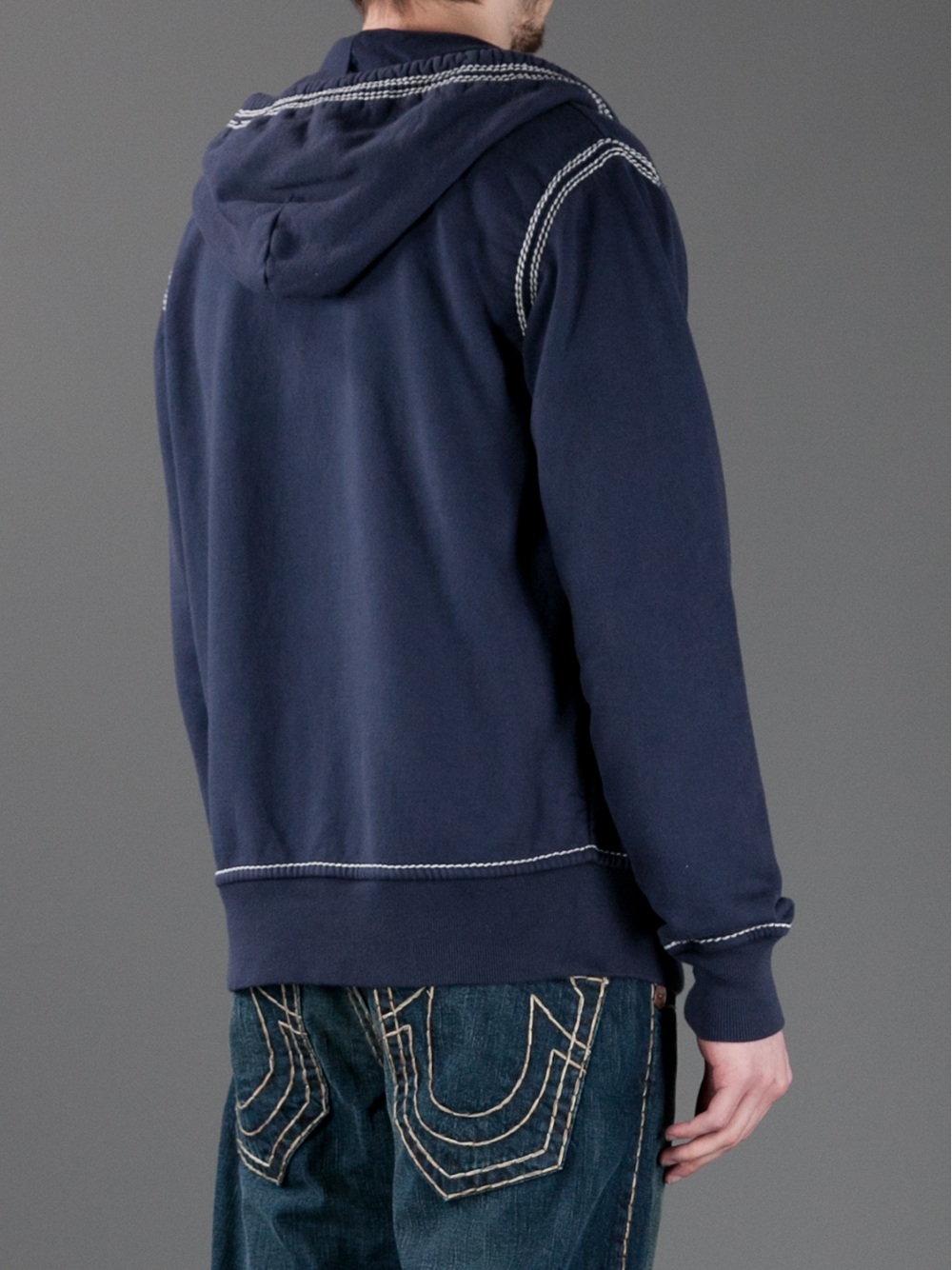 true blue sweater