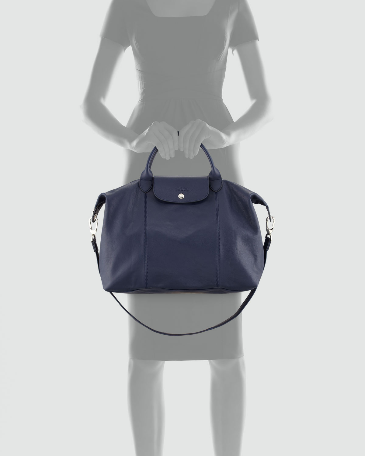 longchamp pliage cuir bleu,longchamp le pliage cuir deal