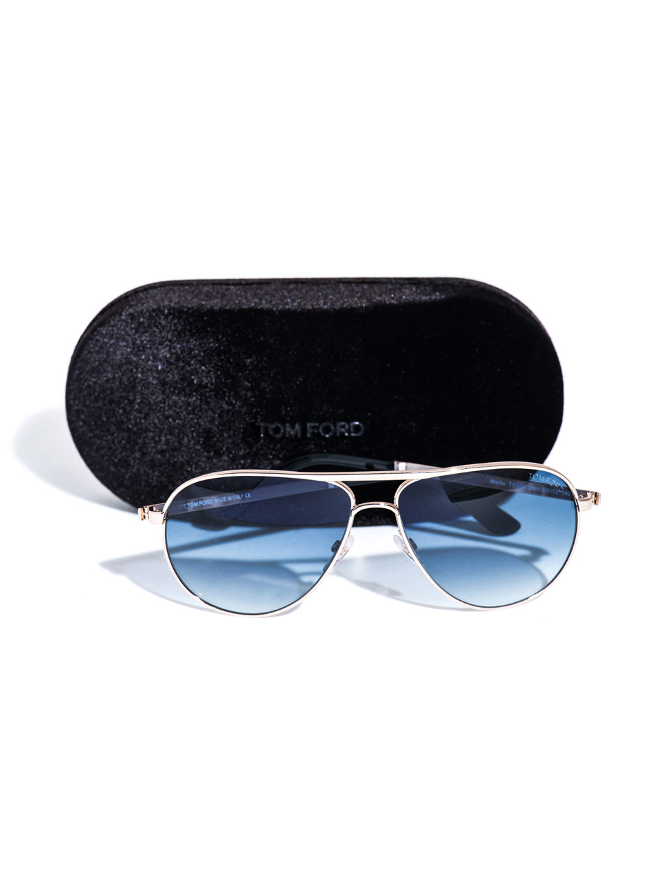 Lyst Tom Ford Marko Aviator Sunglasses In Metallic For Men